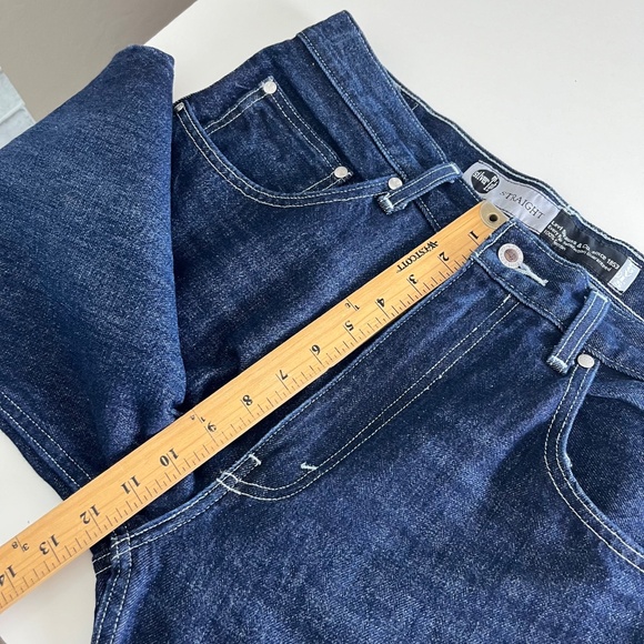 Levis SilverTab Straight Leg Dark Wash Jeans Mens 34 x 32 Casual 5 Pocket Denim - Picture 9 of 12